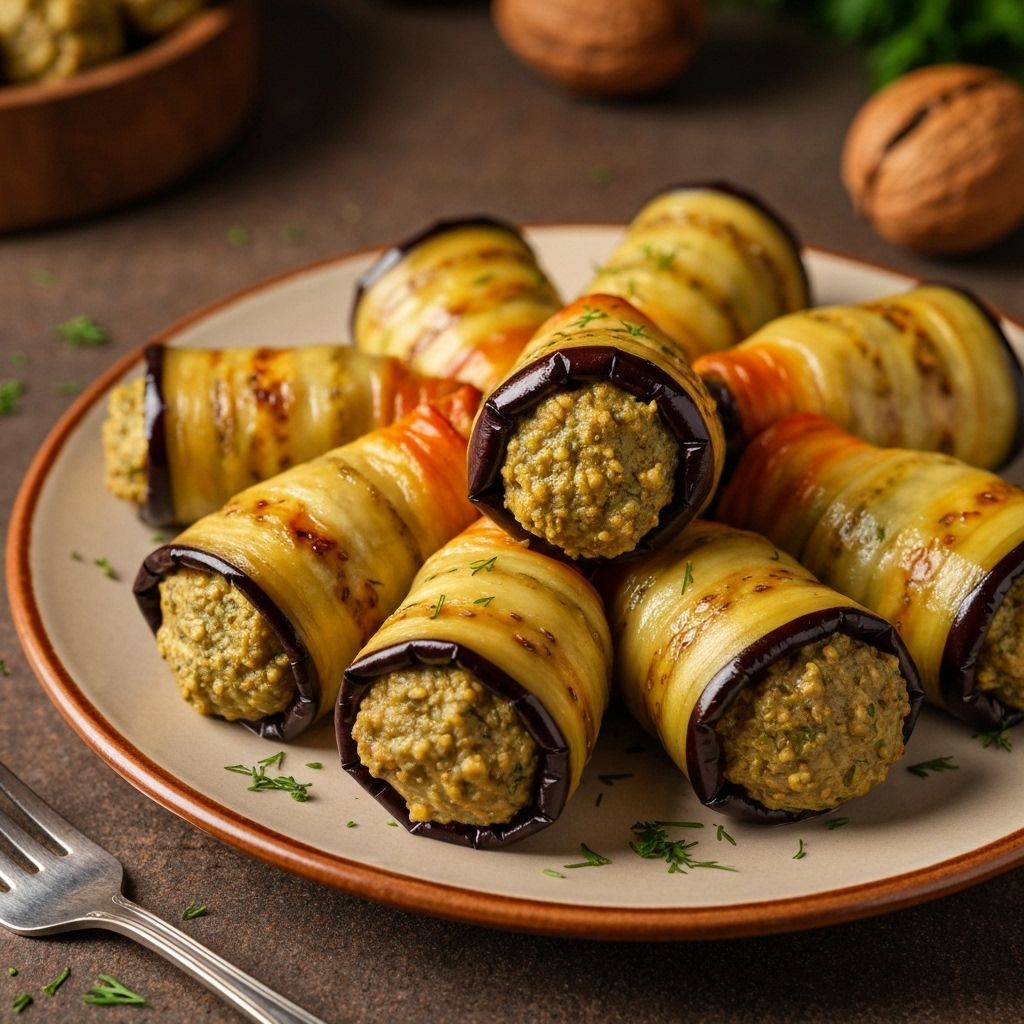 ბადრიჯანი ნიგვზით